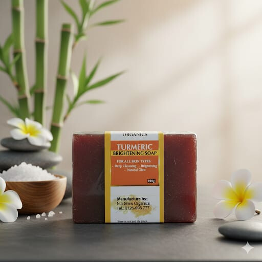 Nia Glow Turmeric Brightening Soap bar, 100g